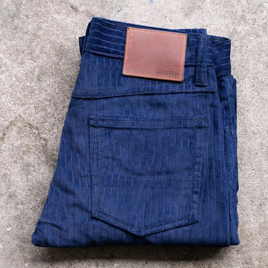 gustin #482 japan indigo velvet