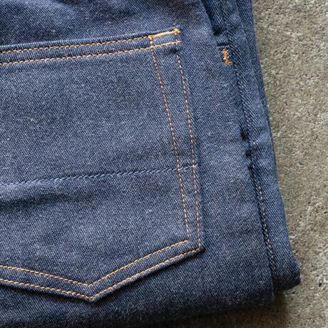 gustin #484 japan double flannel denim - blue red