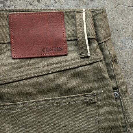 gustin #625 u.s. army od selvedge