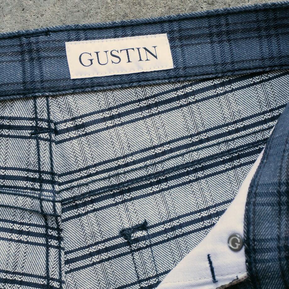 gustin #627 the plaid selvedge