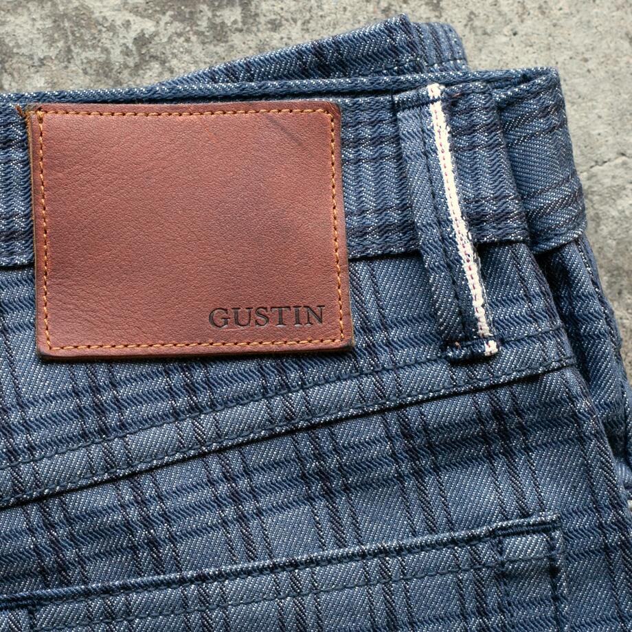 gustin #627 the plaid selvedge