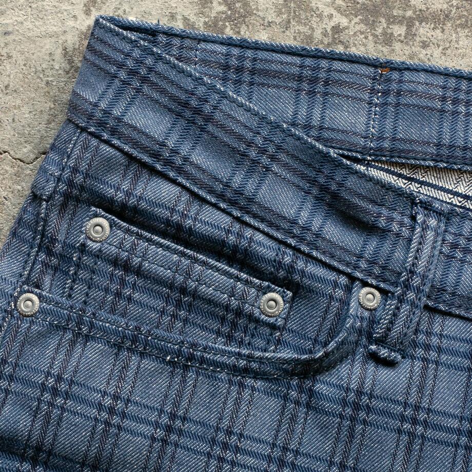 gustin #627 the plaid selvedge