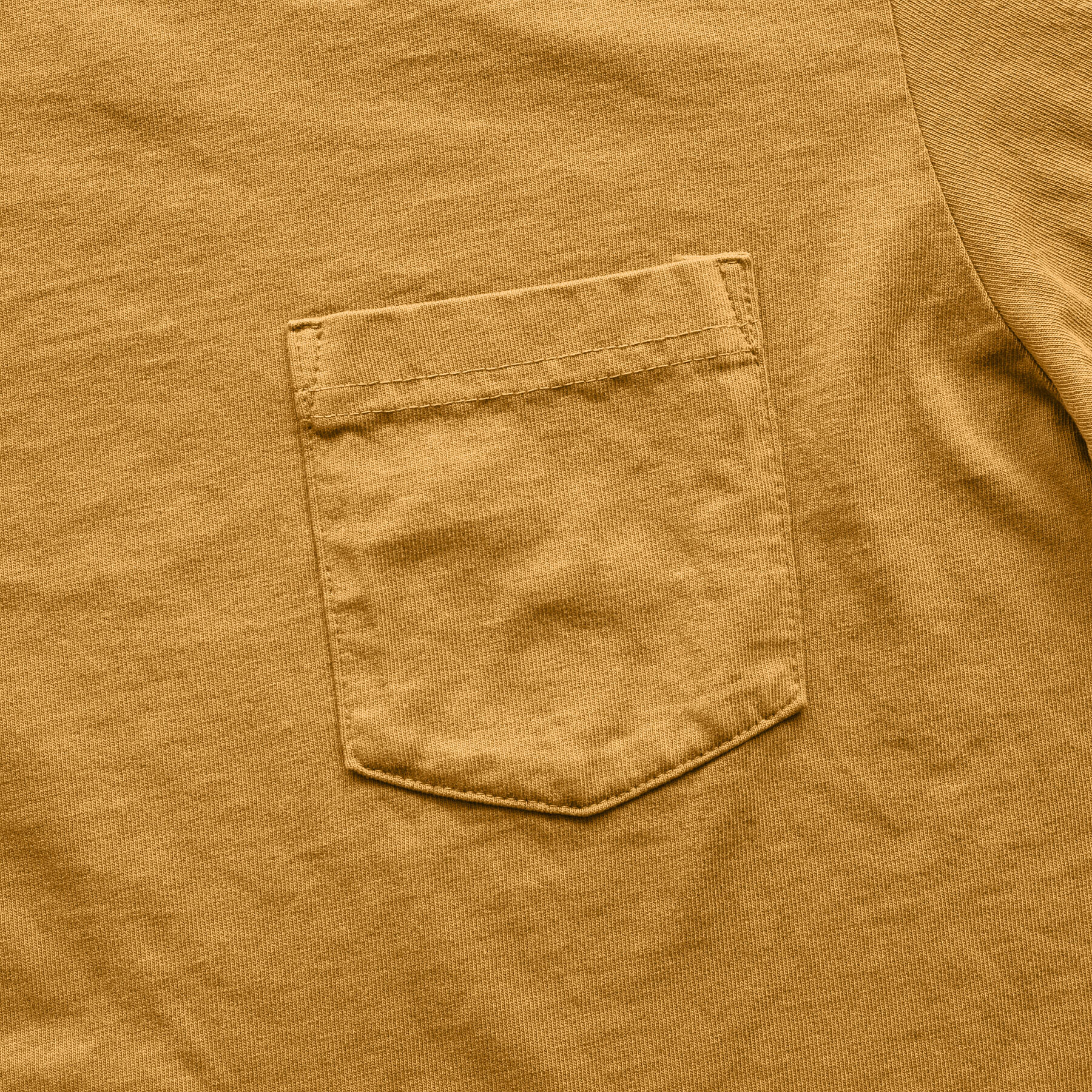 gustin american heavy pocket t-shirt - marigold
