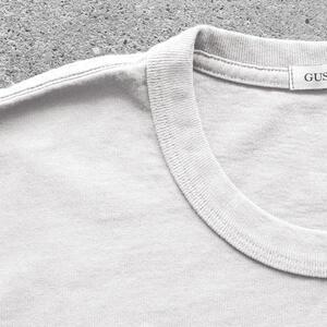 gustin american heavy pocket t-shirt - vintage white
