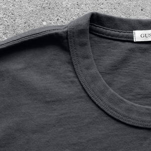gustin american heavy pocket t-shirt - gunmetal