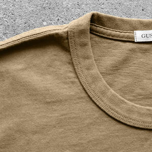 gustin american heavy pocket t-shirt - camel