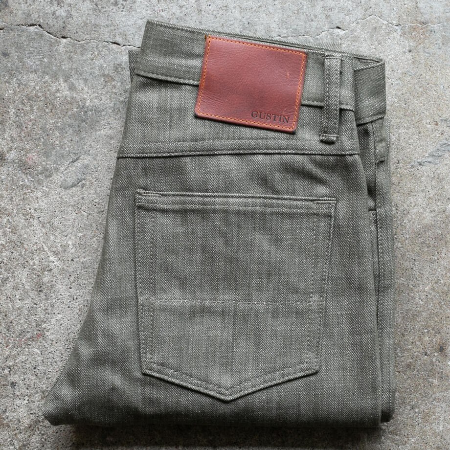 gustin #494 zimbabwe denim - olive