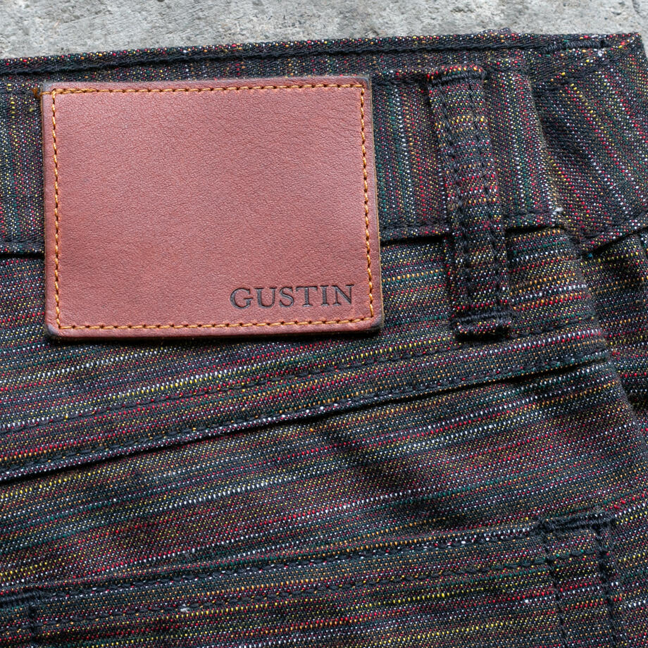 gustin #495 rainbow denim - electric oak