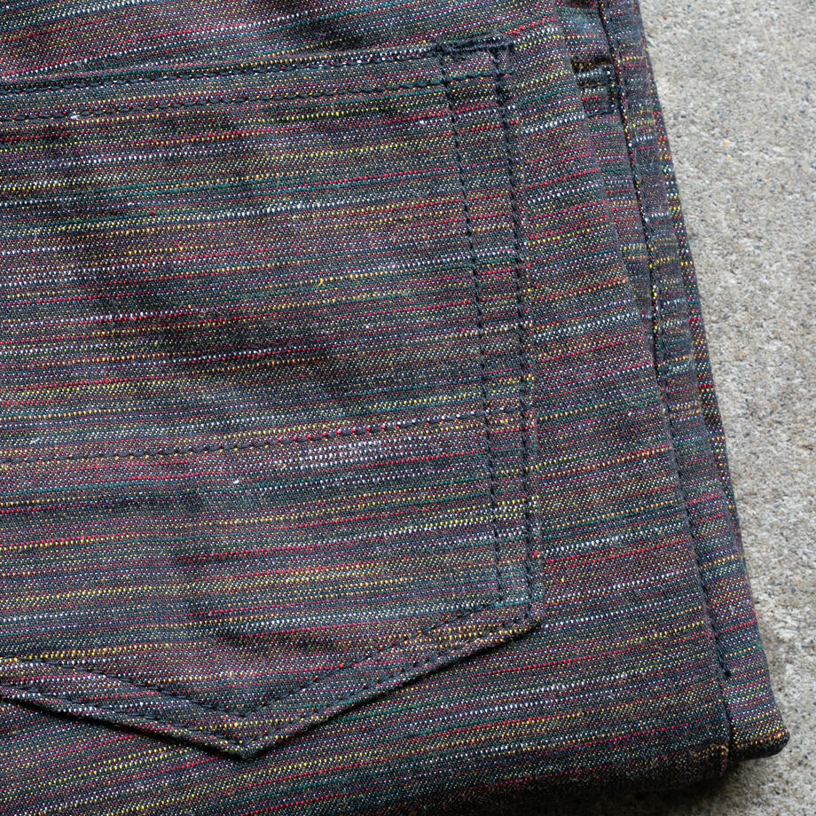 gustin #495 rainbow denim - electric oak