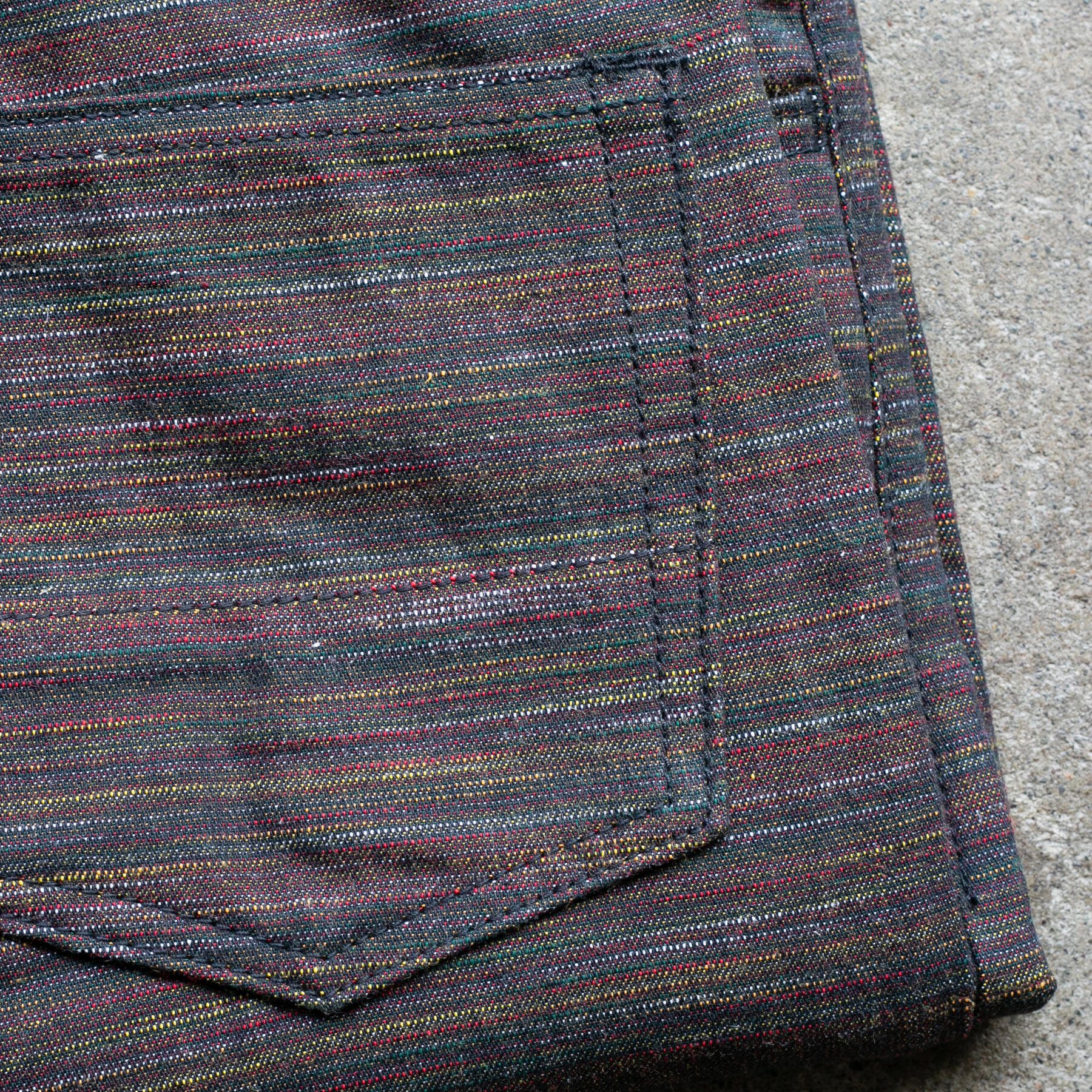 gustin #495 rainbow denim - electric oak
