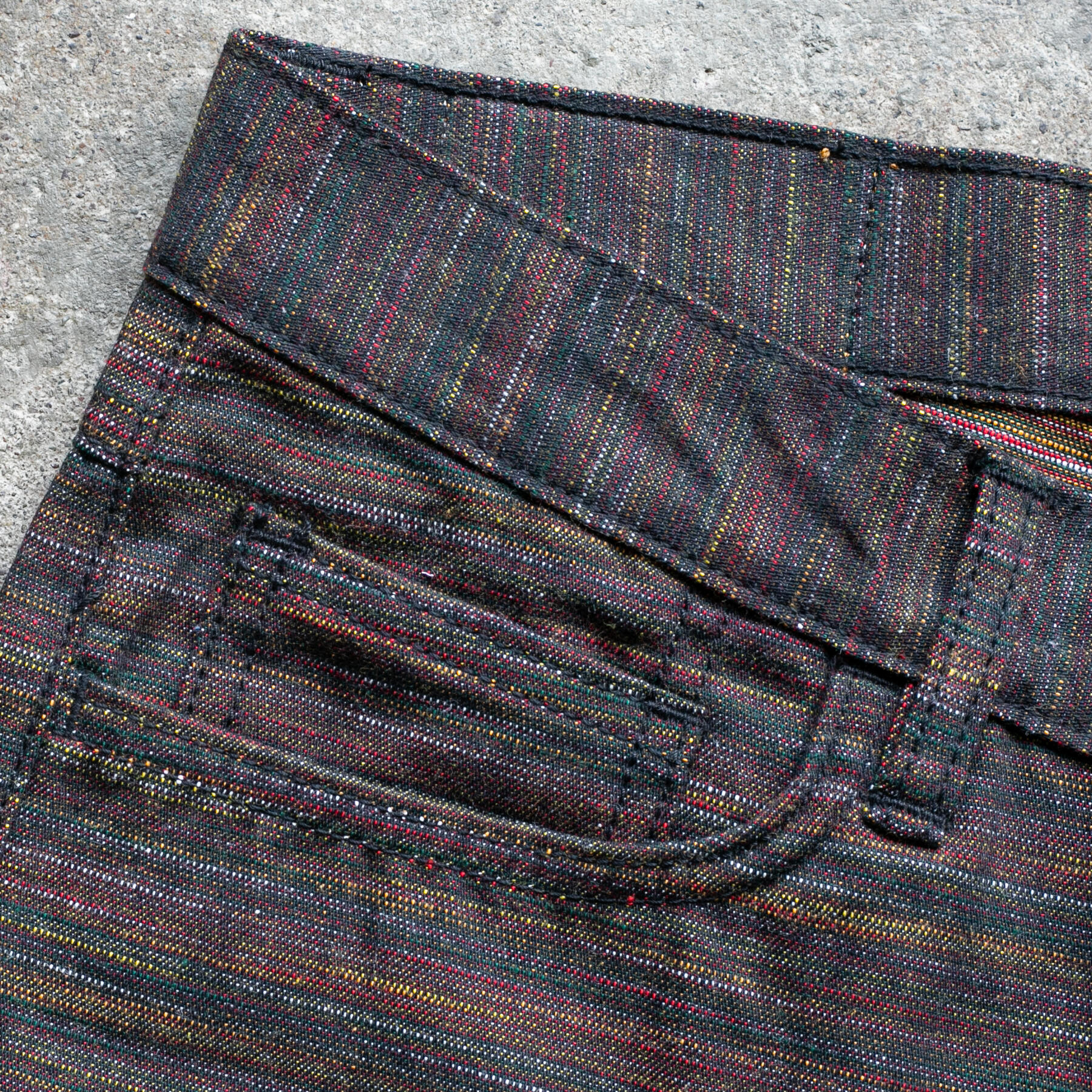 gustin #495 rainbow denim - electric oak