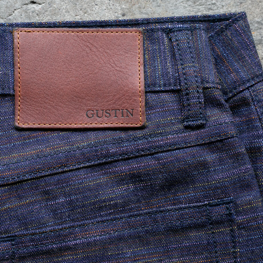 gustin #496 rainbow denim - purple rain