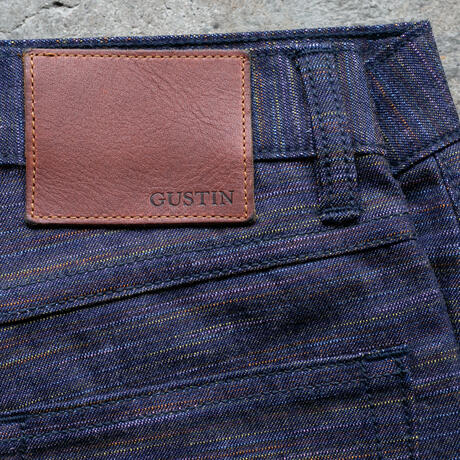 gustin #496 rainbow denim - purple rain