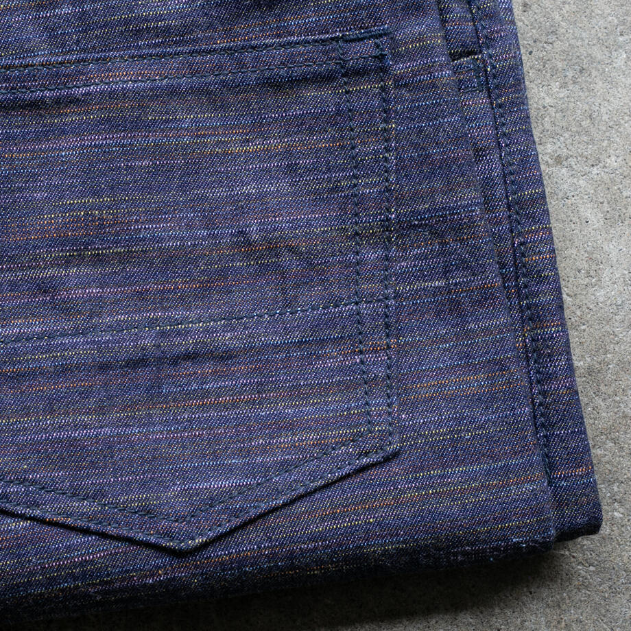 gustin #496 rainbow denim - purple rain