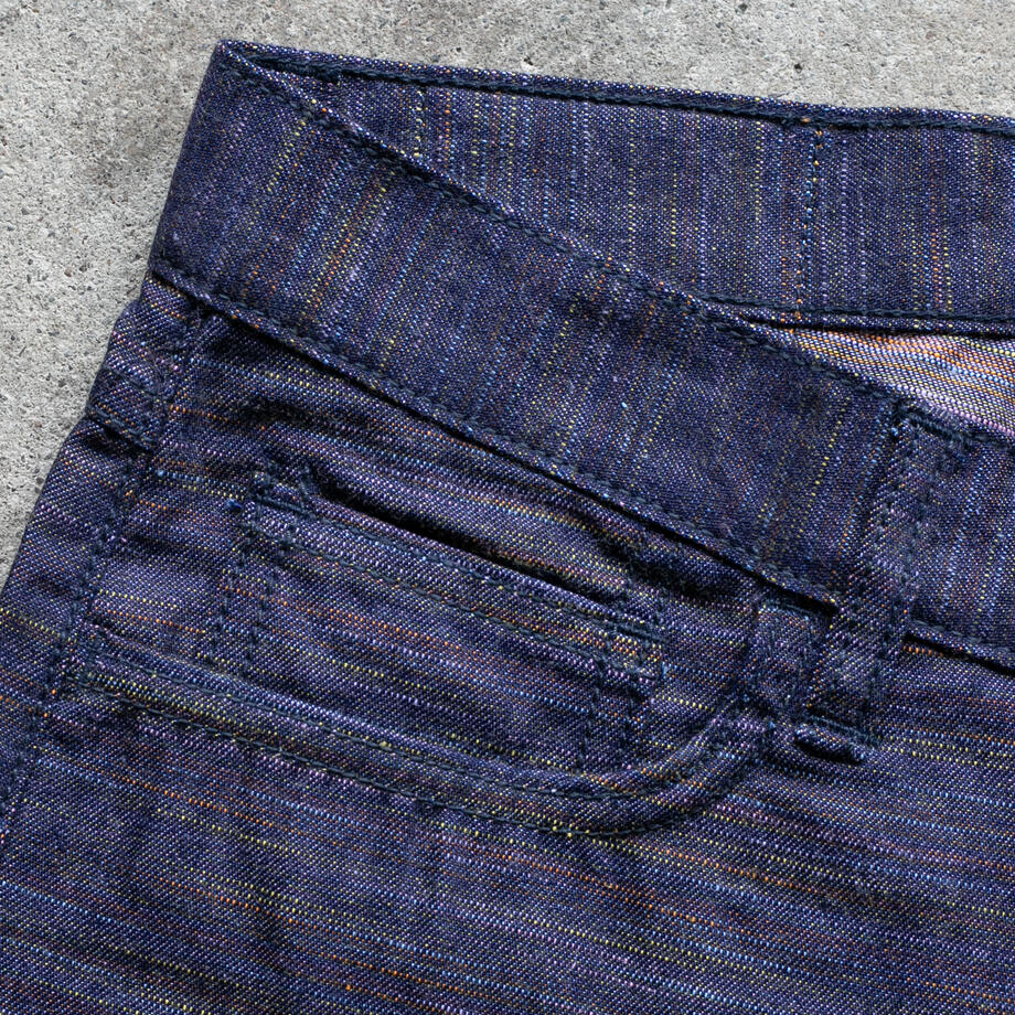 gustin #496 rainbow denim - purple rain