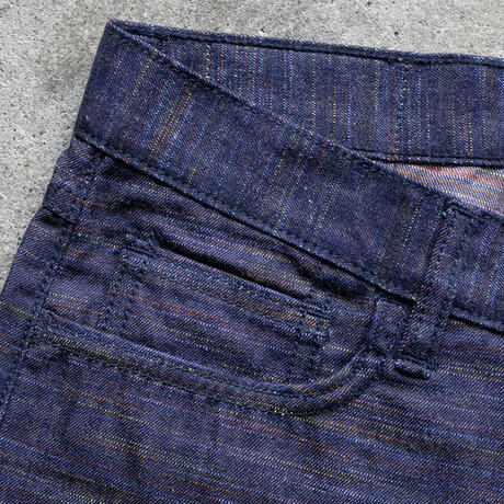 gustin #496 rainbow denim - purple rain
