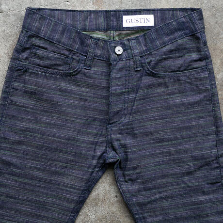 gustin #497 rainbow denim - indigo burst