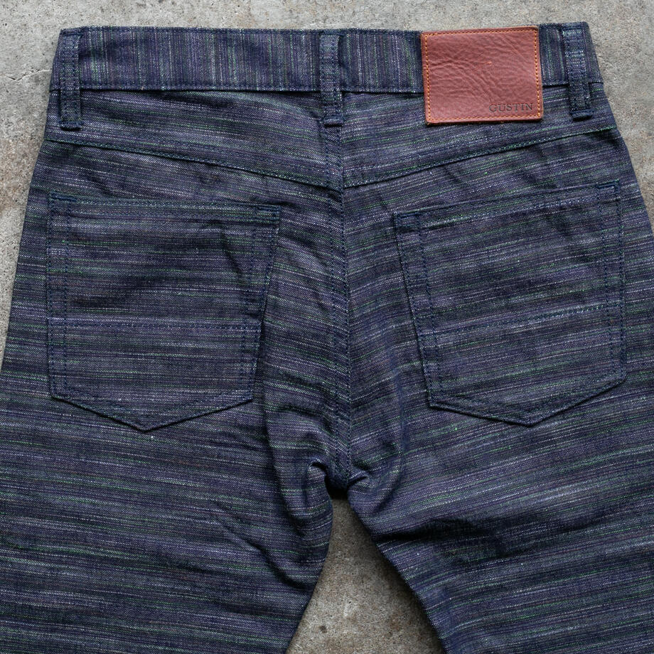 gustin #497 rainbow denim - indigo burst