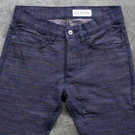 gustin #496 rainbow denim - purple rain