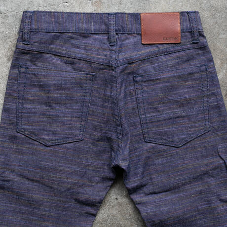 gustin #496 rainbow denim - purple rain