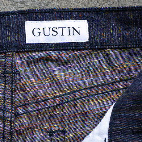 gustin #496 rainbow denim - purple rain
