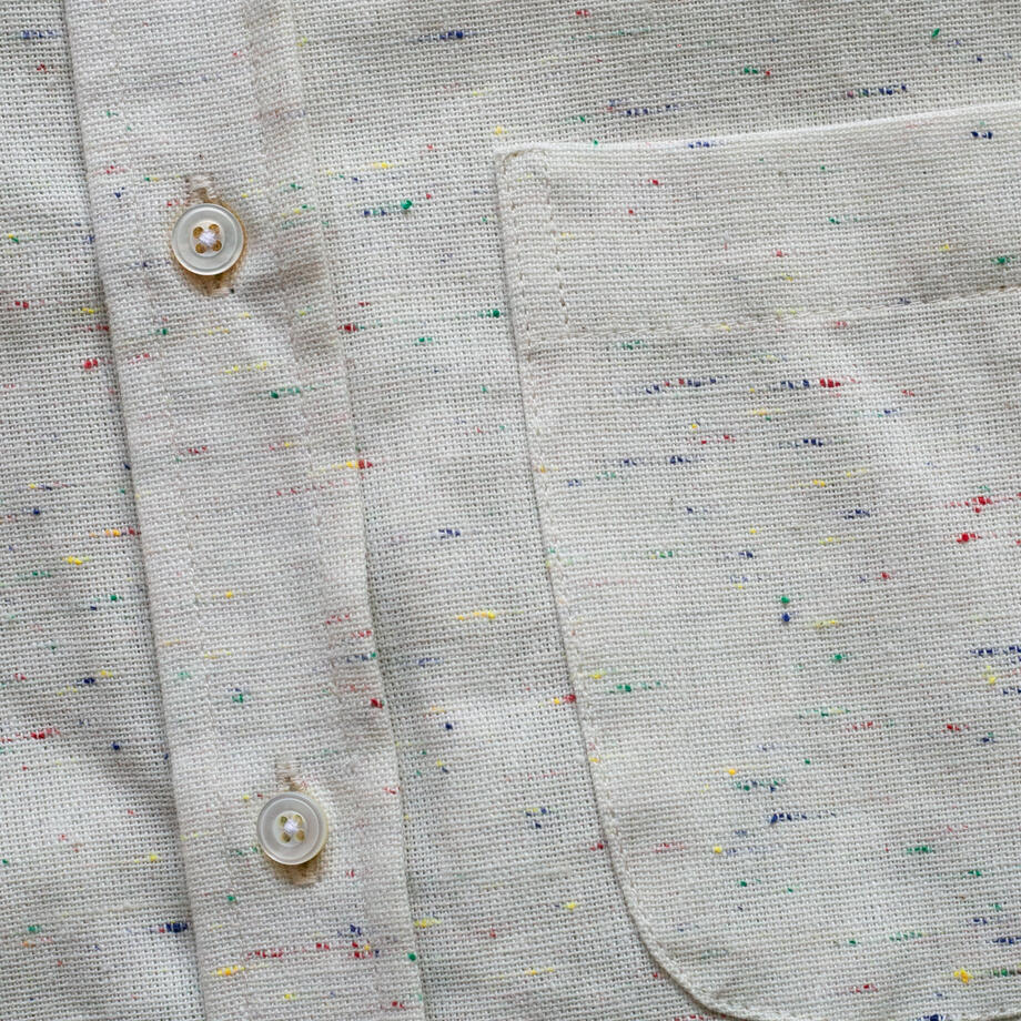 gustin #1341 natural rainbow nep shirt