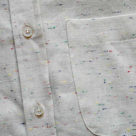 gustin #1341 natural rainbow nep shirt