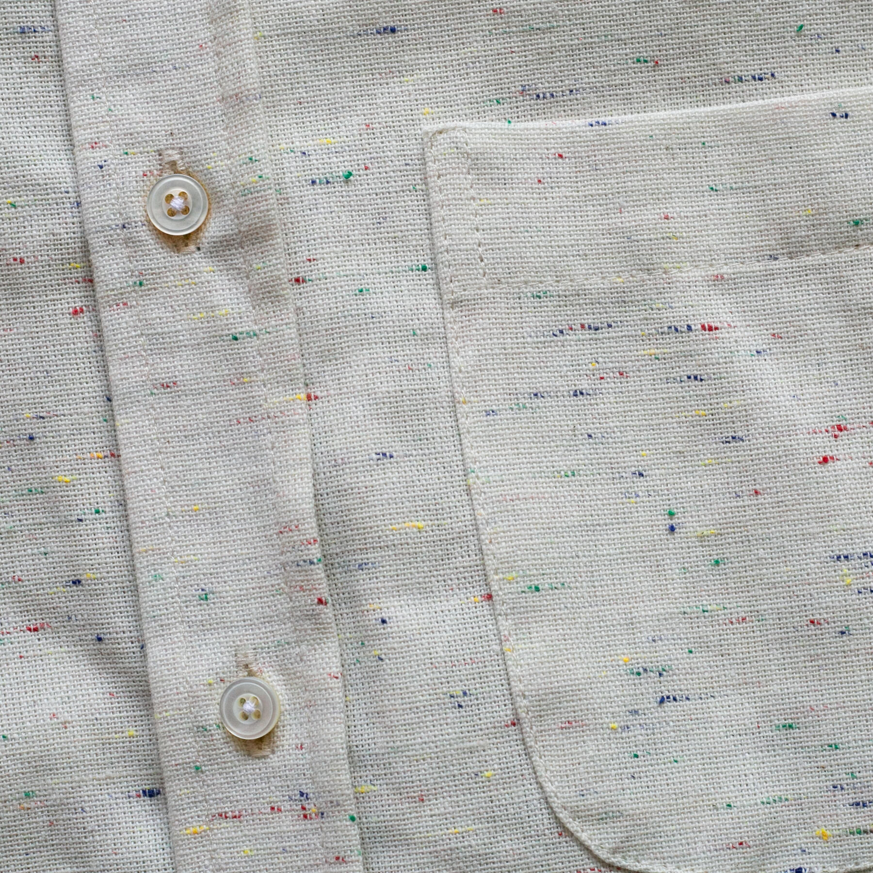 gustin #1341 natural rainbow nep shirt