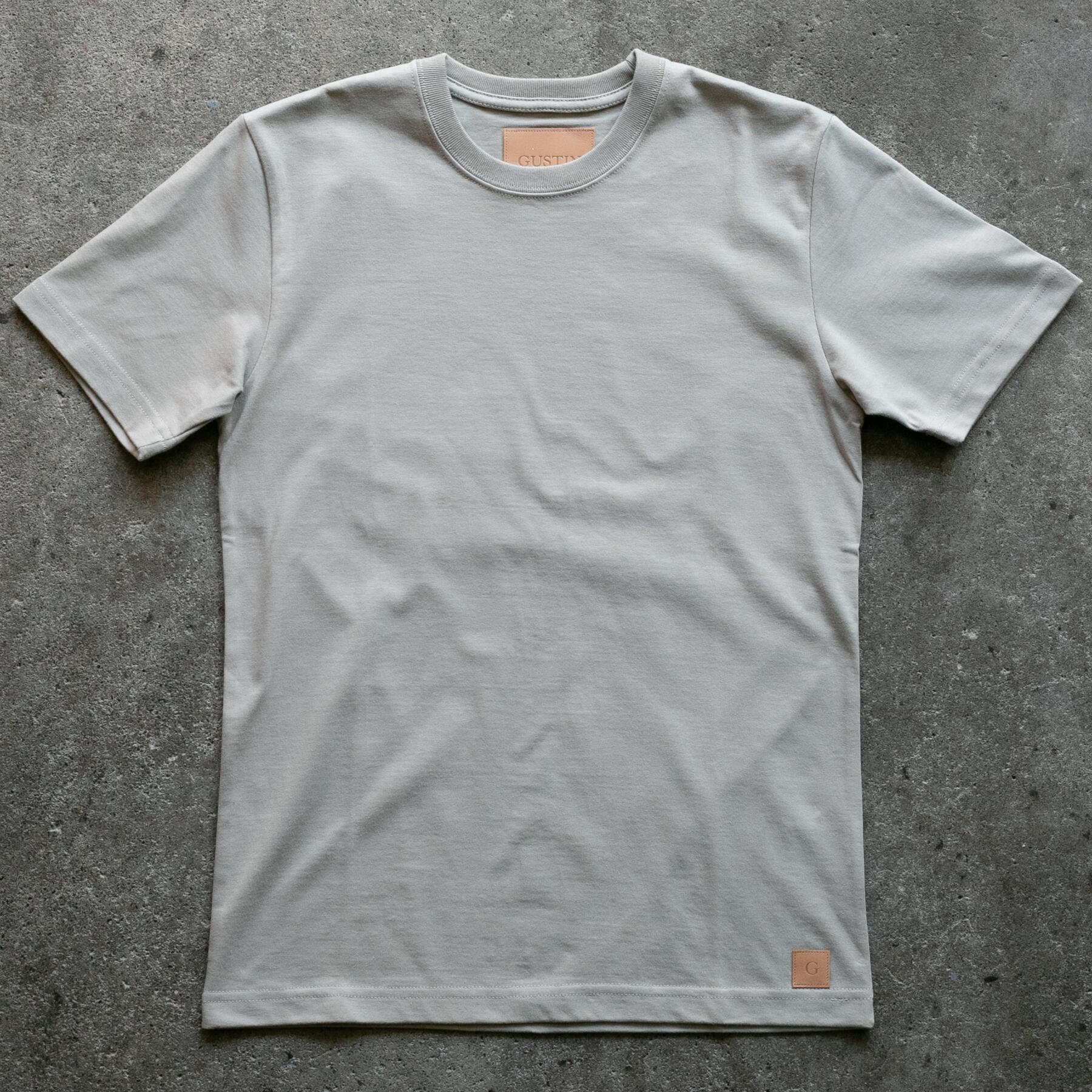 gustin vintage heavyweight t-shirt 2 pack - sand