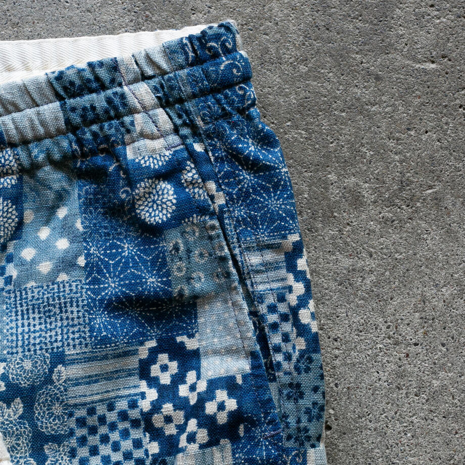 gustin #58 japan ocean patchwork joggers