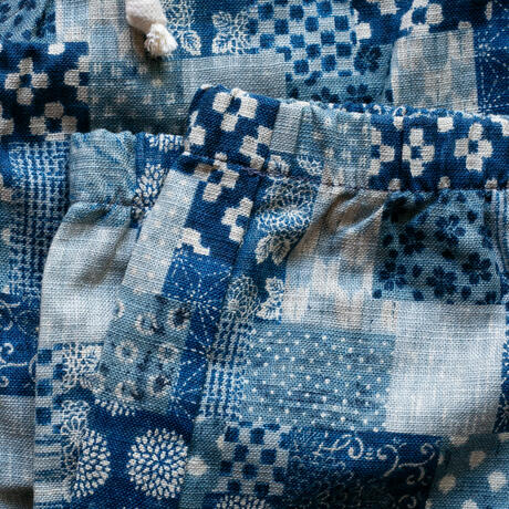 gustin #58 japan ocean patchwork joggers