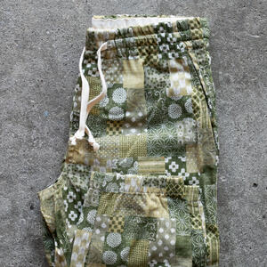 gustin #59 japan moss patchwork joggers