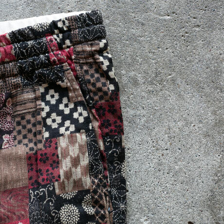 gustin #1 japan red patchwork joggers