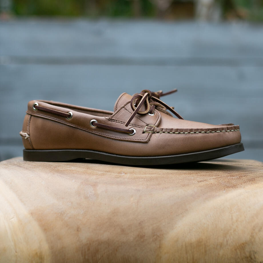 gustin the boat shoe - natural