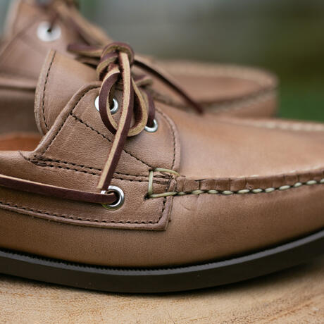 gustin the boat shoe - natural