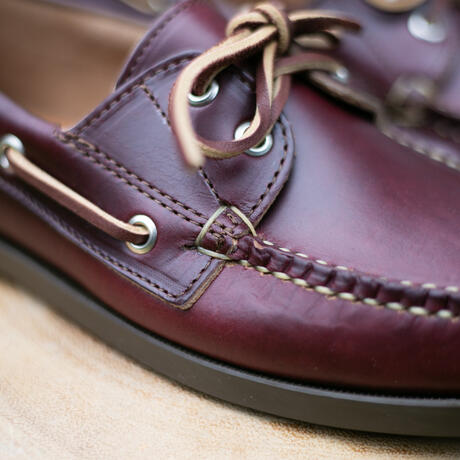 gustin the boat shoe - burgundy