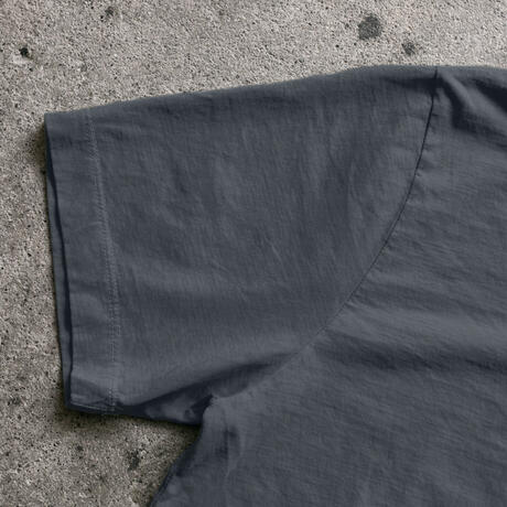 gustin short sleeve henley - gunmetal