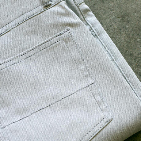 gustin #129 cone mills white x grey 5 pocket
