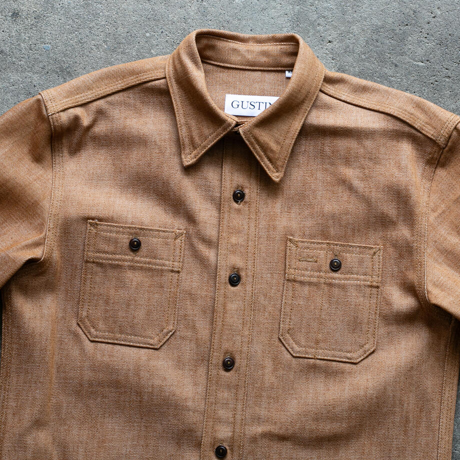 gustin #193 the whiskey selvedge workshirt