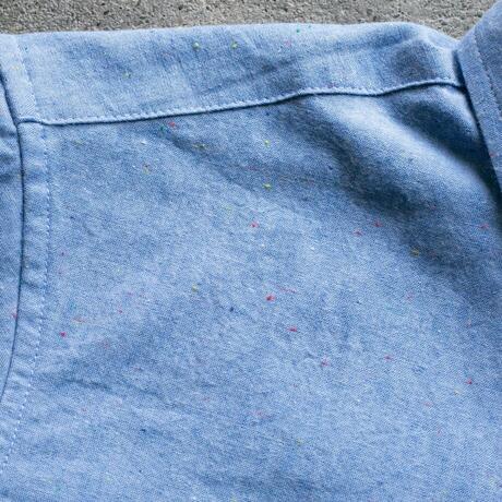 gustin #1177 rainbow nep chambray - blue