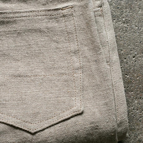 gustin #499 beast linen 5 pocket - natural