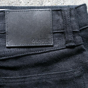 gustin #500 beast linen 5 pocket - black