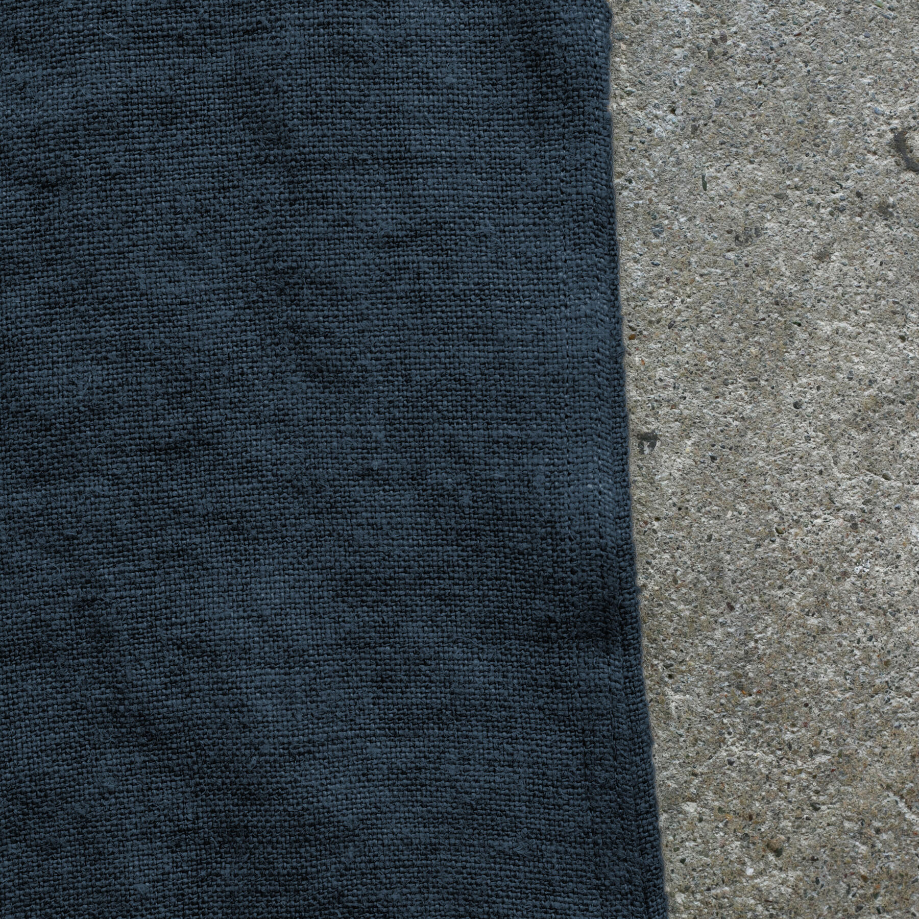 gustin #1344 beast linen shirt - black