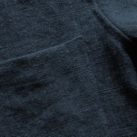 gustin #1344 beast linen shirt - black