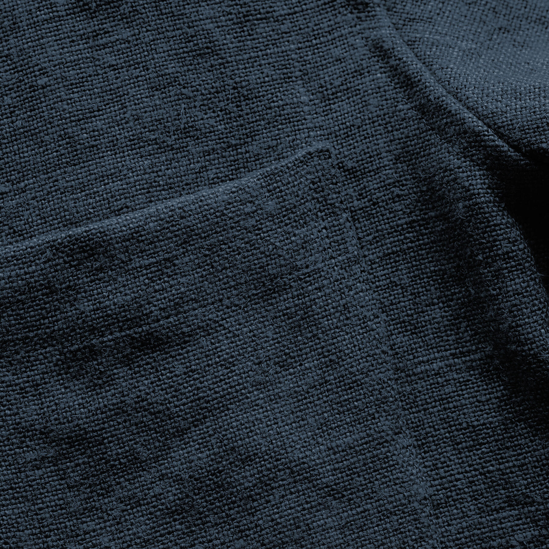 gustin #1344 beast linen shirt - black