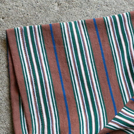 gustin japan retro stripe t-shirt - walnut