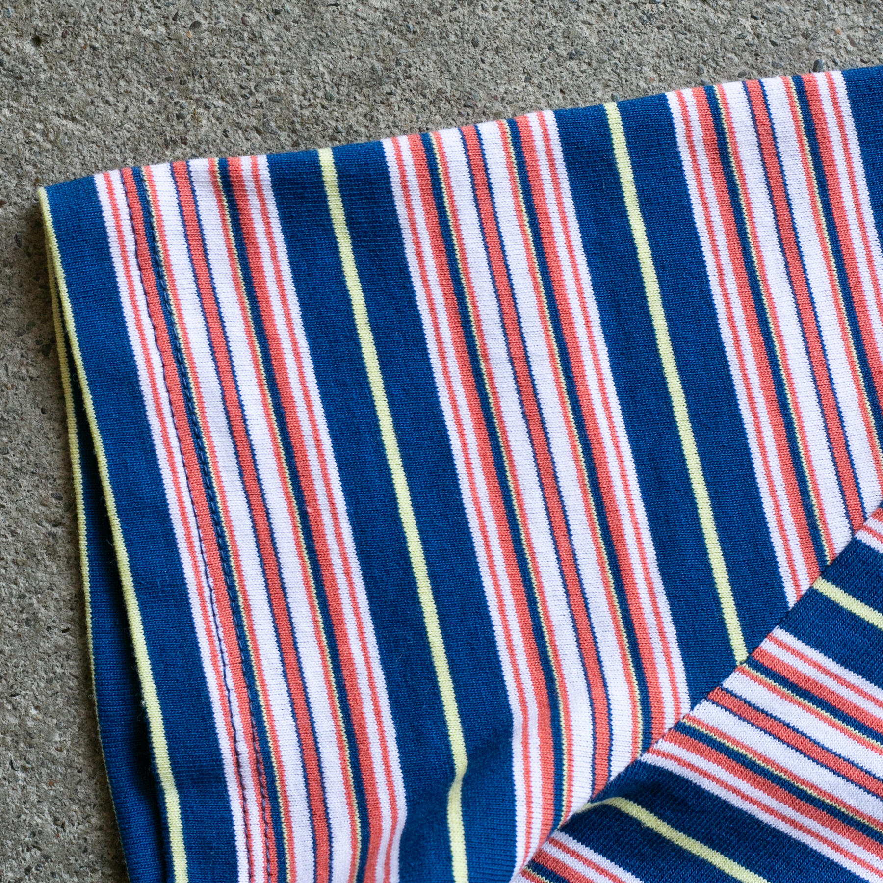 gustin japan retro stripe t-shirt - nautical