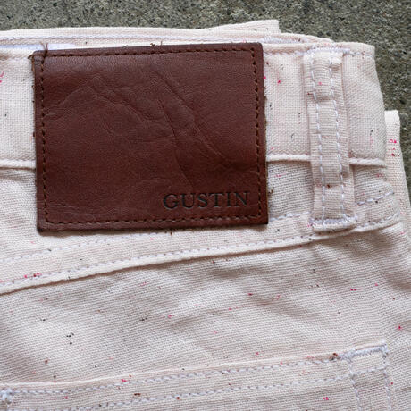 gustin #502 cream rainbow nep 5 pocket