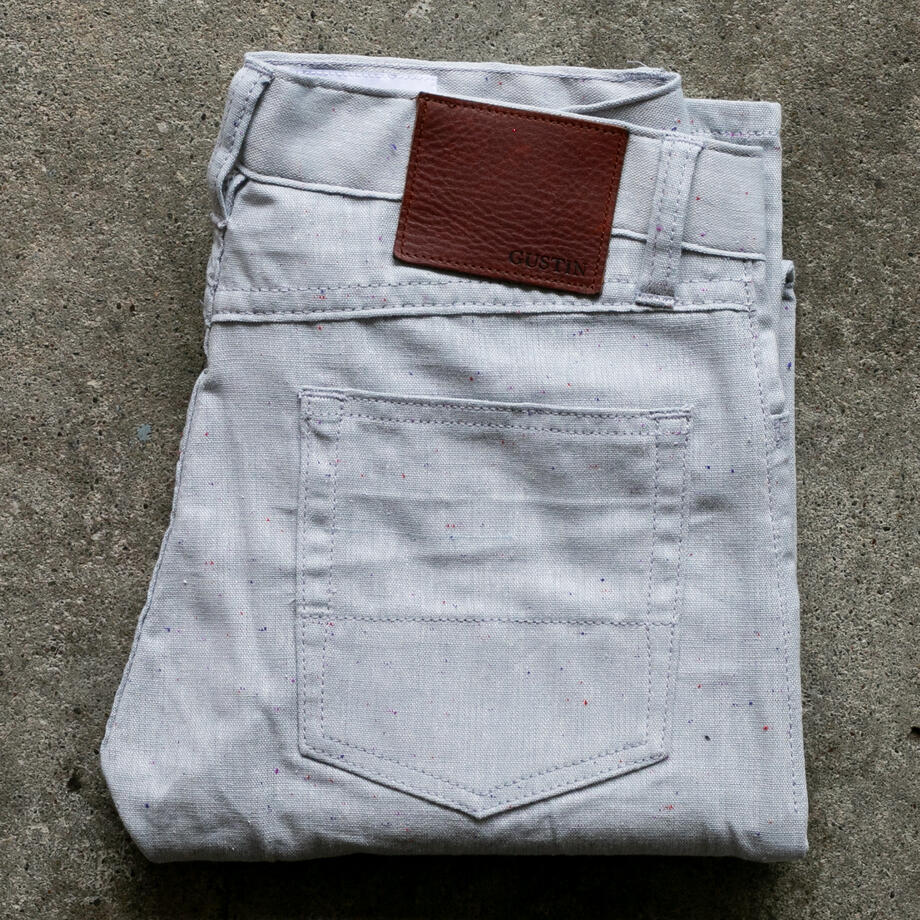 gustin #504 slate rainbow nep 5 pocket