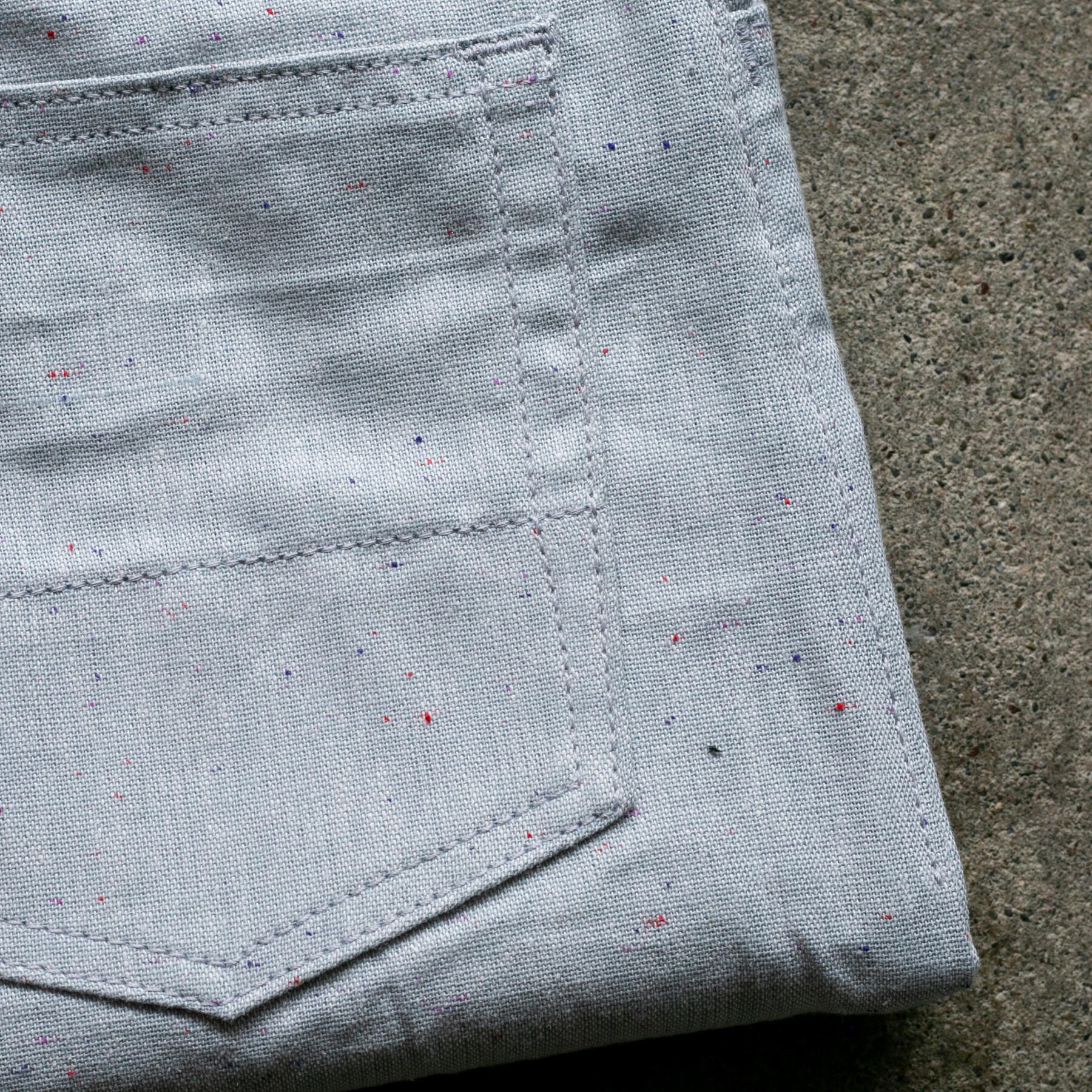 gustin #504 slate rainbow nep 5 pocket